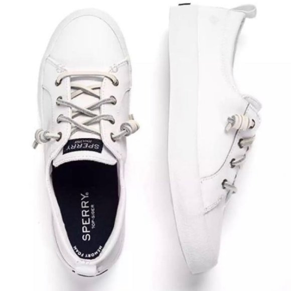 Sperry Crest Vibe White Leather Poland 